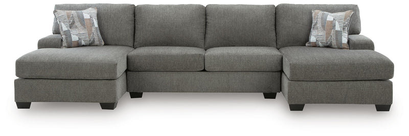Clarington 3-Piece Sectional with Double Chaise