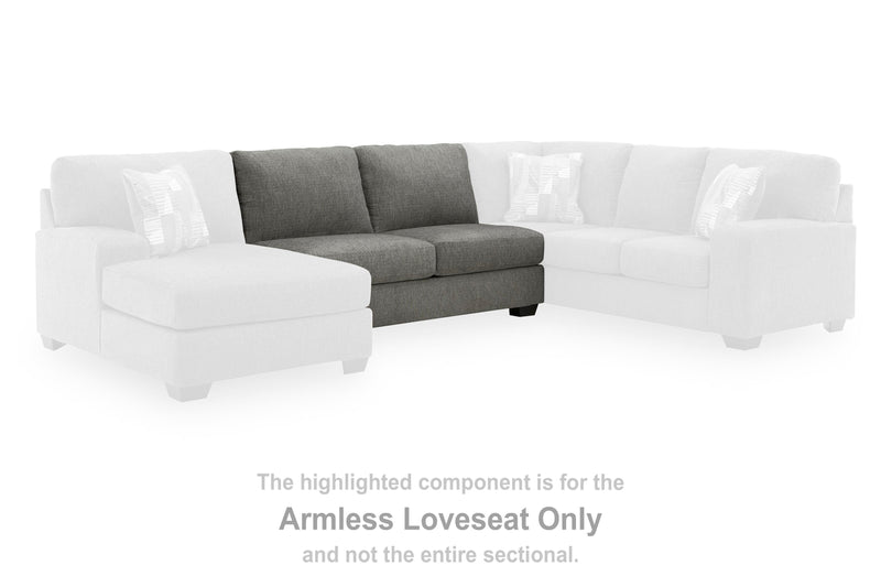Clarington Armless Loveseat