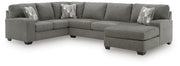 Clarington 3-Piece Sectional with Chaise
