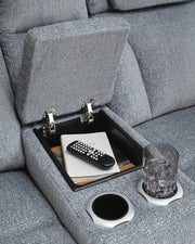 Studio Cave Power Reclining Loveseat with Console