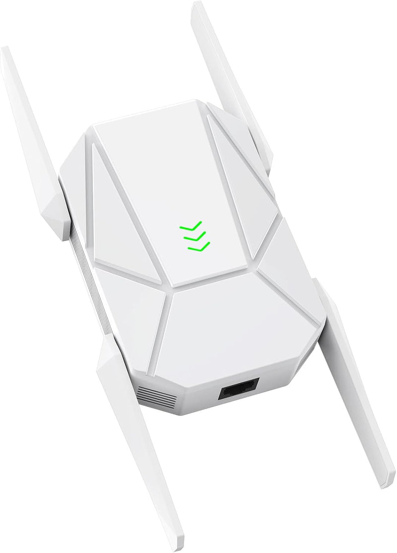 WiFi Extender, 1800Mbps WiFi 6 Dual Band (2.4/5.8GHz), Gigabit Port, 12999 sq ft Range