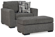 Gardiner Oversized Chair and Ottoman