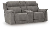Next-Gen Durapella Power Reclining Loveseat with Console