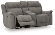 Next-Gen Durapella Power Reclining Loveseat with Console