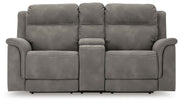 Next-Gen Durapella Power Reclining Loveseat with Console