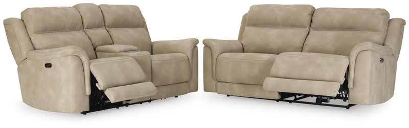Next-Gen Durapella Power Reclining Sofa and Loveseat