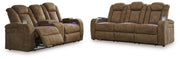 Wolfridge Power Reclining Sofa and Loveseat