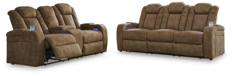 Wolfridge Power Reclining Sofa and Loveseat