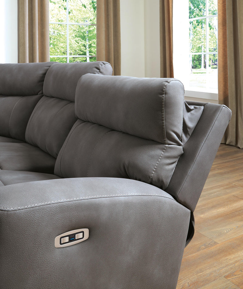 Next-Gen Durapella 2-Piece Power Reclining Sectional Loveseat