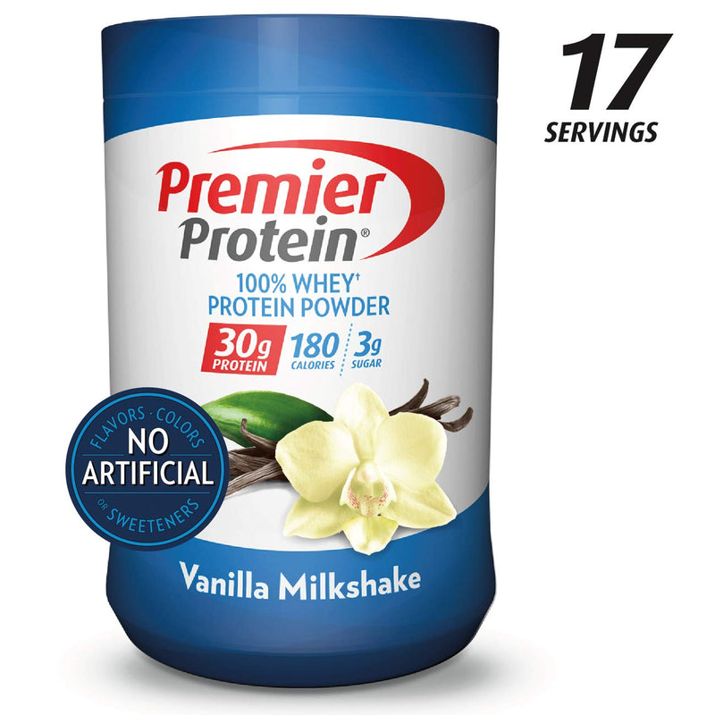 Premier Protein Whey Protein Powder, Vanilla, 28 Ounce
