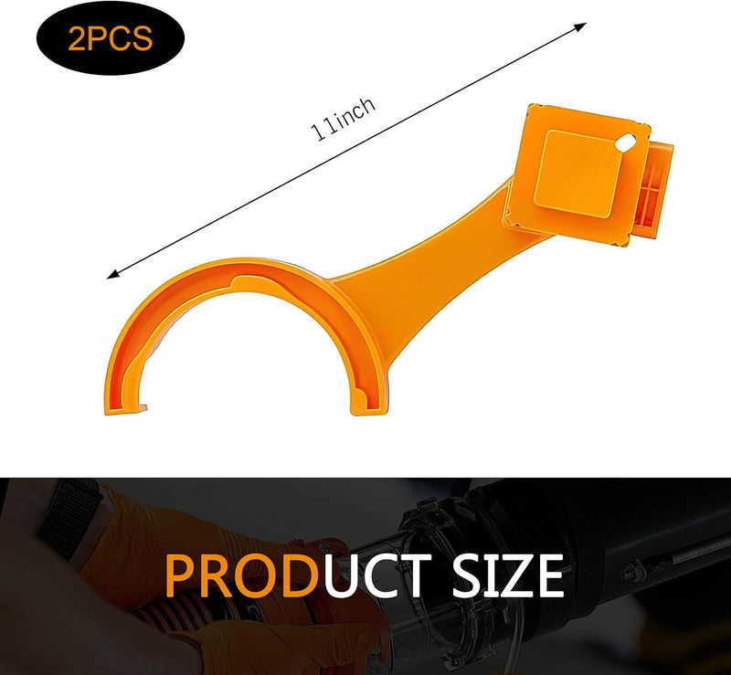 2-Pack RV Sewer Hose Wrench, Connecting Fitting & Cleanout Plug, Fits 3”/4” Caps