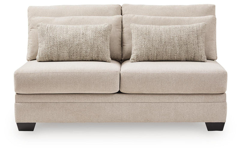 Mandi Point Armless Loveseat