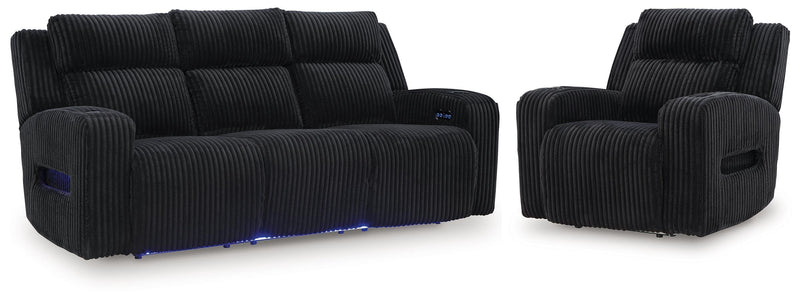 Belvarrow Power Reclining Sofa and Power Recliner