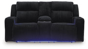 Belvarrow Power Reclining Sofa and Loveseat