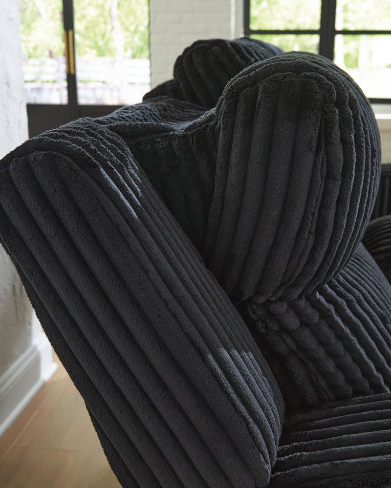 Belvarrow Power Reclining Loveseat with Console