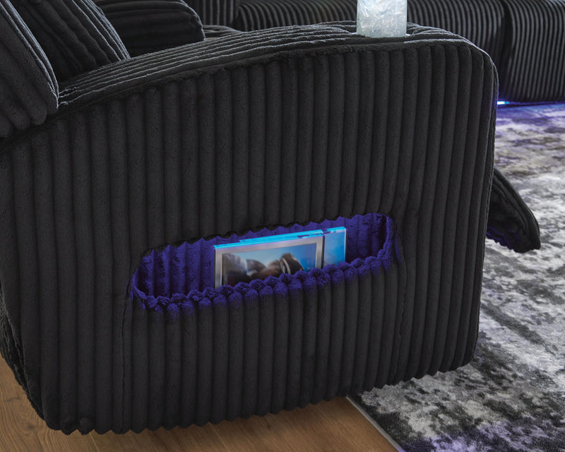 Belvarrow Power Reclining Loveseat with Console