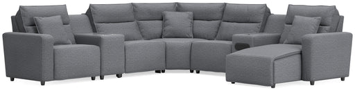 Modmax II 7-Piece Power Reclining Sectional with Chaise and Audio System