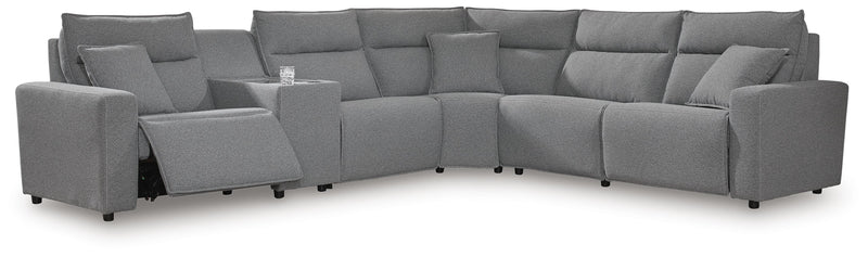 Modmax II 6-Piece Power Reclining Sectional with Console
