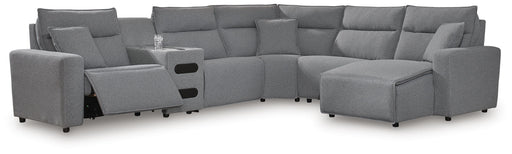 Modmax II 6-Piece Reclining Sectional with Chaise and Audio Console