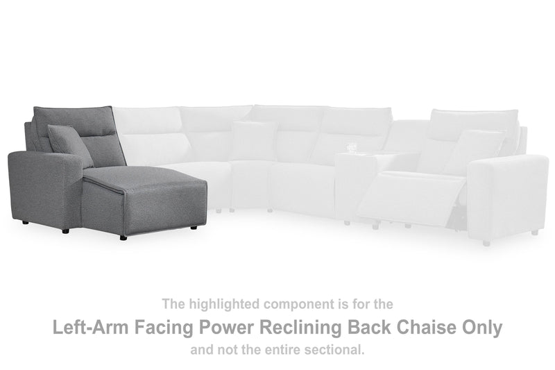 Modmax II Left-Arm Facing Power Reclining Back Chaise