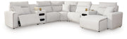 Modmax II 7-Piece Power Reclining Sectional with Chaise and Audio Consoles