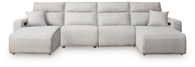 Modmax II 4-Piece Reclining Sectional with Double Chaise