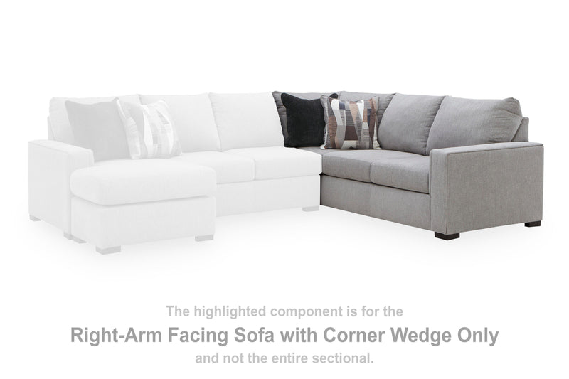 Lakepoint Right-Arm Facing Sofa with Corner Wedge