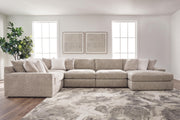 Nexora-Court 5-Piece Sectional with Chaise