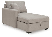 ModMax Luxe Left-Arm Facing Corner Chaise with Storage