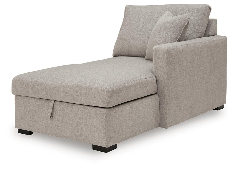 ModMax Luxe Right-Arm Facing Corner Chaise with Storage