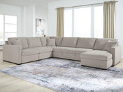 ModMax Luxe 5-Piece Sectional with Chaise and Pop Up Sleeper