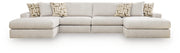 Kestrie 4-Piece Double Chaise Sectional