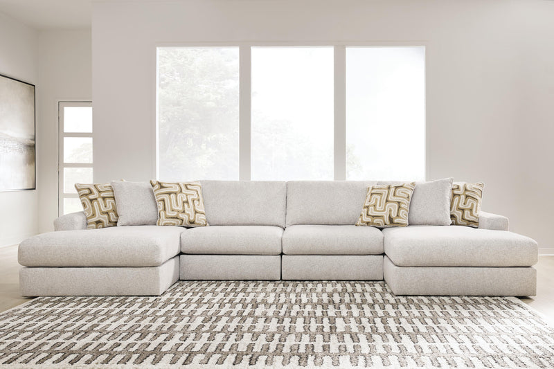 Kestrie 4-Piece Double Chaise Sectional