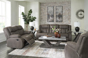 First Base Reclining Sofa, Loveseat and Recliner
