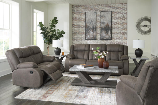 First Base Reclining Sofa, Loveseat and Recliner