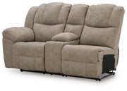 Pearce-Pike Left-Arm Facing Reclining Loveseat with Console