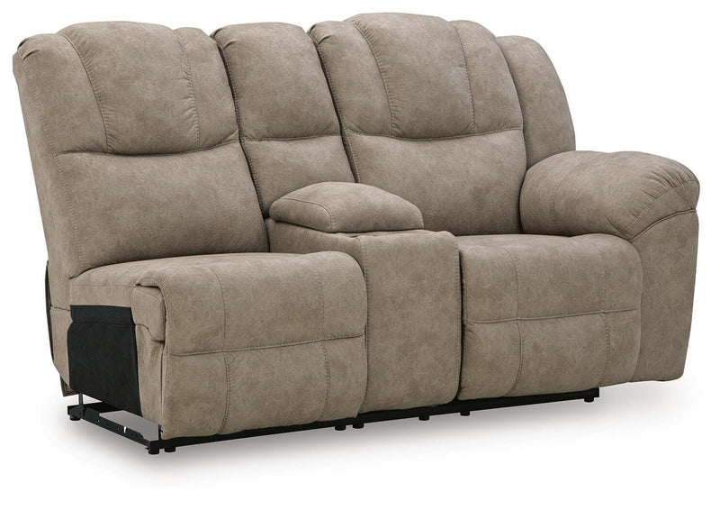 Pearce-Pike Right-Arm Facing Reclining Loveseat with Console