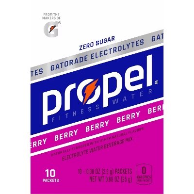 Propel Zero Berry Water Beverage Mix - 6pk/0.08oz Pouches
