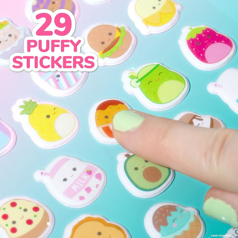 Original Squishmallows Squishy Sticker Book for Kids - Scrapbook, Journaling, Laptop Stickers
