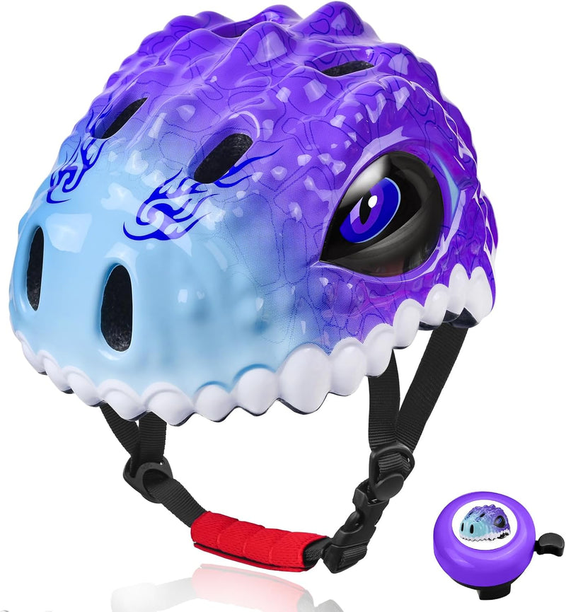 Kids Bike Helmet Adjustable 3D Lightweight Ventilation for Boys & Girls Multi-Sport