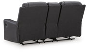 Mackmenville Reclining Loveseat with Console