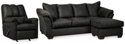 Darcy Sofa Chaise and Recliner