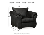 Darcy Sofa Chaise, Sofa and Chair