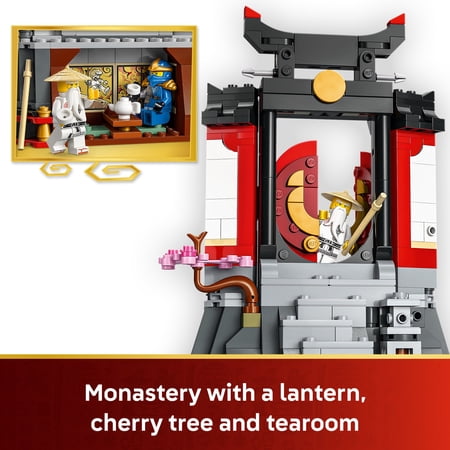 LEGO NINJAGO Character Display 15th Anniversary Set, Lightning Elemental Master + 7 Minifigures