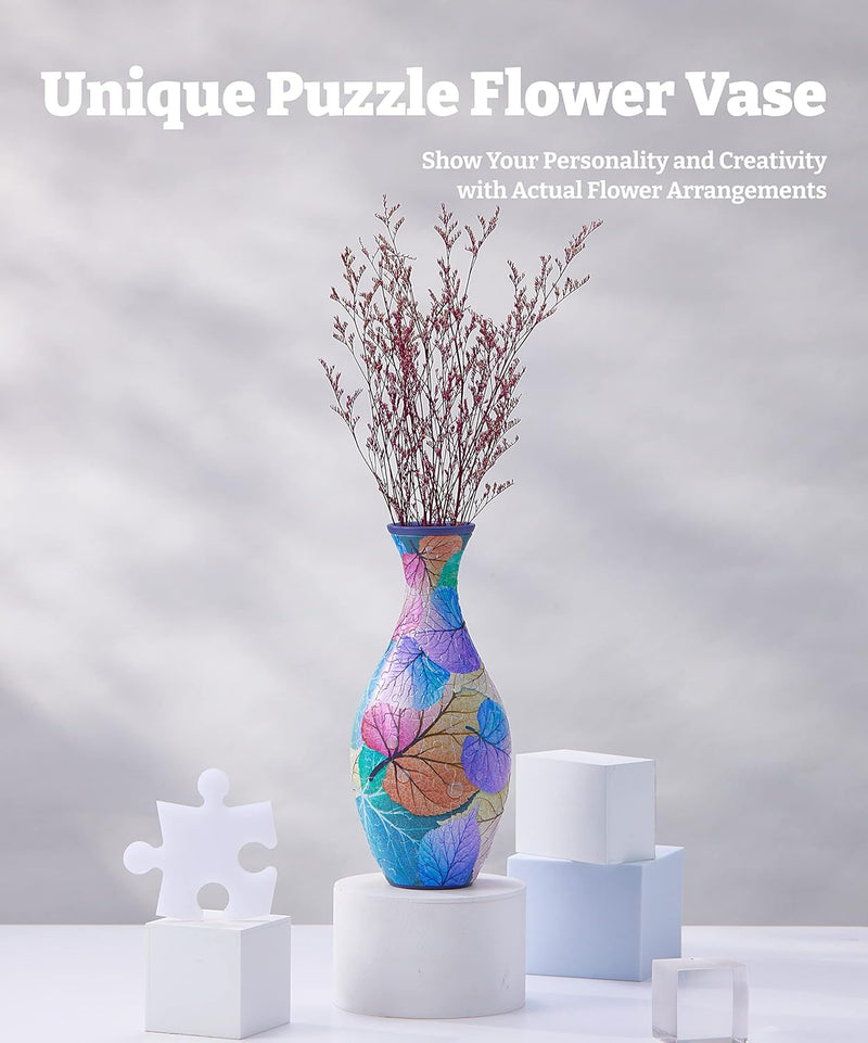 Pintoo Unique 3D Puzzle Vase for Adults - 160 Curved Plastic Pieces [S1034]
