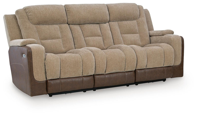 Mixed Motion Power Reclining Sofa