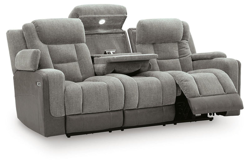 Mixed Motion Power Reclining Sofa