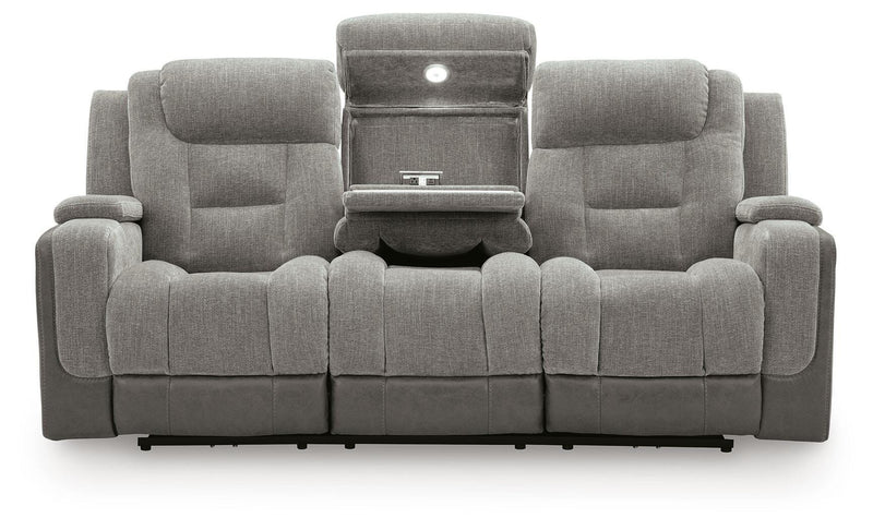 Mixed Motion Power Reclining Sofa