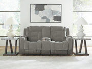 Mixed Motion Power Reclining Loveseat with Console