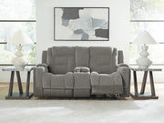 Mixed Motion Power Reclining Loveseat with Console